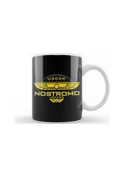 Nostromo Weyland Logo Alien Kupa Bardak Porselen Karışık