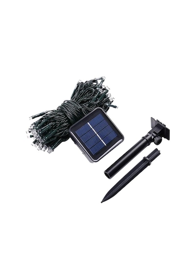 Güneş Enerjili Led Bahçe Işığı 12 Metre 100 Led Solar Işık Zinciri, Ip65 Su Geçirmez, 8 Aydınlatma Modu, Dış Mekan, Balkon, Teras, Çit Ve Ağaç Dekoru Diğer