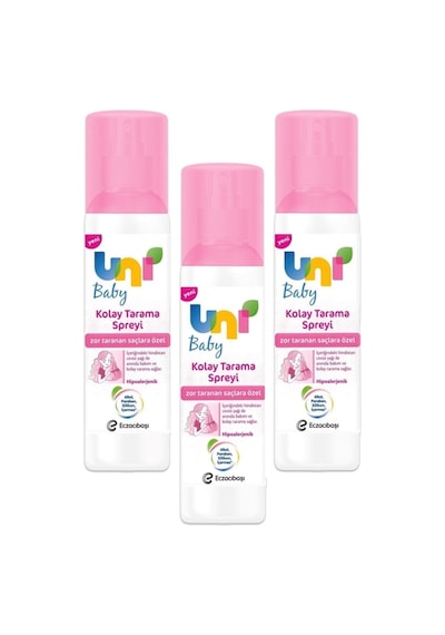 Uni Baby Kolay Tarama Spreyi 200 ml 3 Kutu