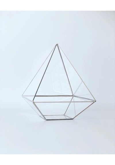 Dekoratif Cam Fanus - Geometrik Cam Fanus - Teraryum Cam Fanus (489241142)