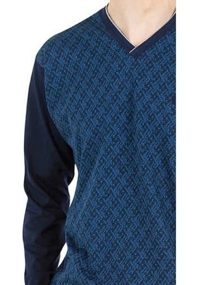 Pierre Cardin 6023 Erkek Jakarlı Pijama Takımı 001