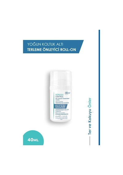 Ducray Hidrosis Control Transpirant Terleme Karşıtı Roll-On Deodorant 40 ML