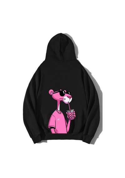 Brz Collection Unisex Oversize Don't Give A Shit Hoodie Siyah