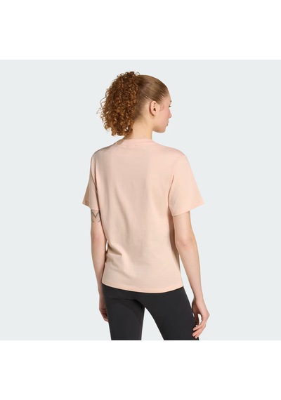 Adidas Essentials Small Logo Cotton Kadın T-shirt Ke0429 Pudra