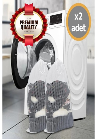 2 Adet Bebek Çamaşır Yıkama Torbası 35x45 Diğer