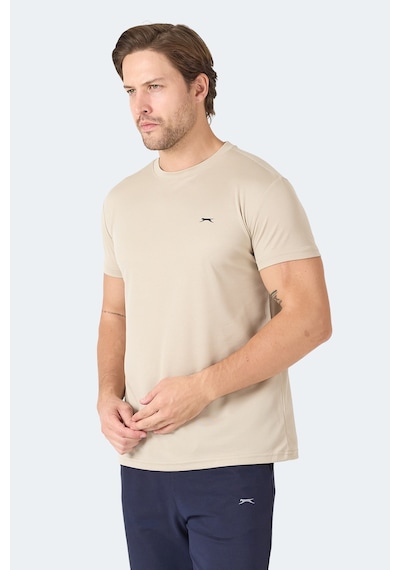 Slazenger Omar Ktn Erkek Ekru Tişört Ekru