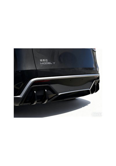 Red Lion Parts Tesla Model Y Juniper 2025-2026+ Uyumlu Parlak Siyah Glossy Black Arka Difüzör Yan Ekleri