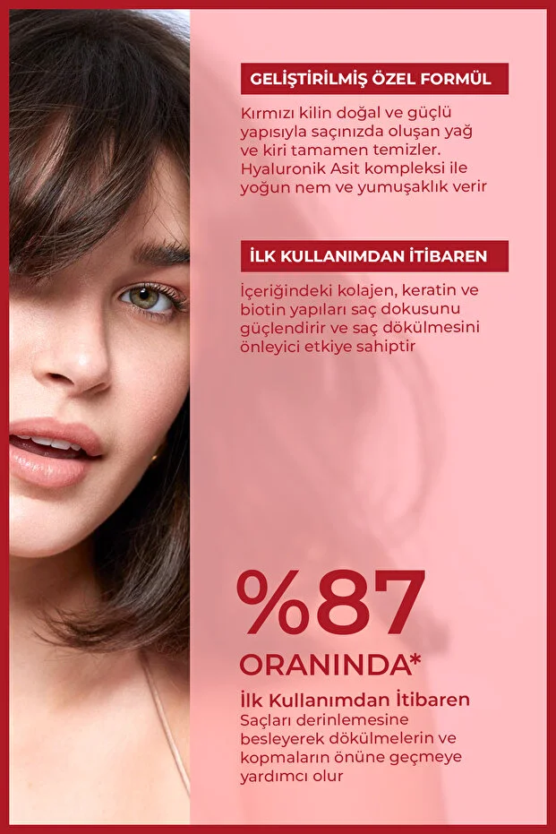 Enzym Cosmetics Kırmızı Kil Saç Maskesi 250 Ml