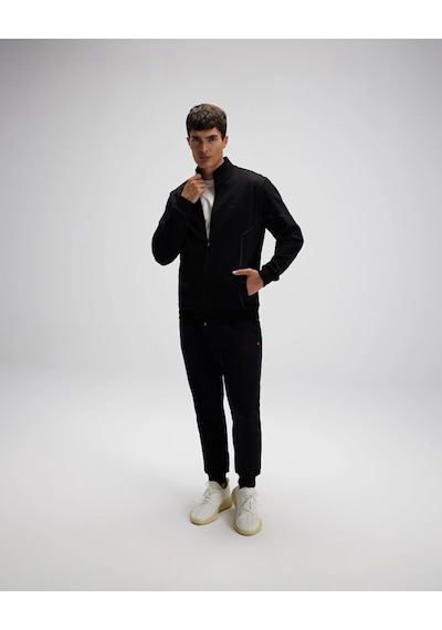 Ellesse Em545 Erkek Siyah Önden Fermuarlı Sweat Siyah