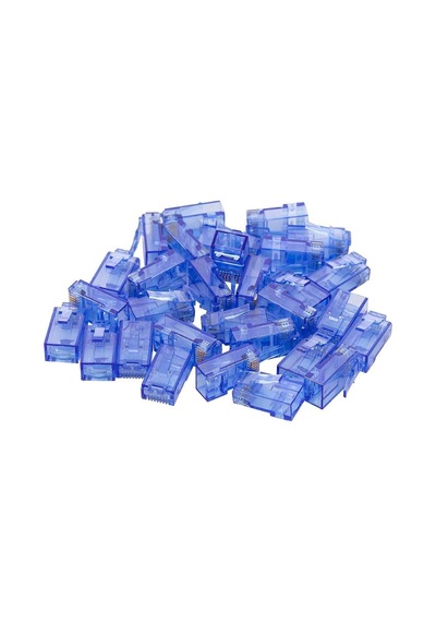 Powermaster Pm-22702 Rj45 Rj45 Cat6 8p/8c Mavi Soket 100lü Paket
