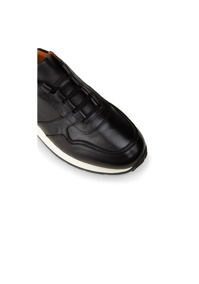 Deery Erkek Hakiki Deri Siyah Sneaker Ayakkabı - E8210msyhe01 Siyah