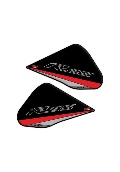 GP Kompozit  Yamaha R25 2015-2018 Uyumlu Tank Pad Seti Kırmızı
