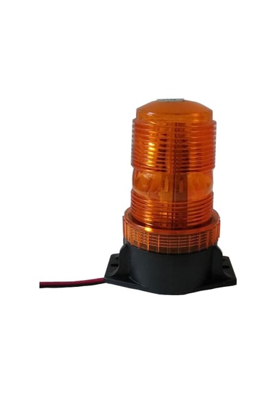 Carub Çakarlı 12V-24V Sarı 30 Ledli İnce Tip Tepe Lambası Turuncu