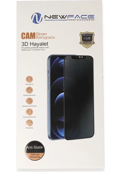 Mey İthalat Samsung Uyumlu,  Galaxy A13 4g 3d Antistatik Hayalet Cam Ekran Koruyucu