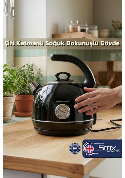 Premier Prk 1215C Retro 1.5 L Su Isıtıcısı Kettle