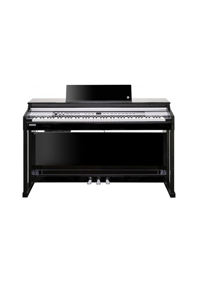 Kurzweil Cupp1-bp Dijital Piyano Siyah Lake Parlak Siyah Kaplama Lüks Görünüm