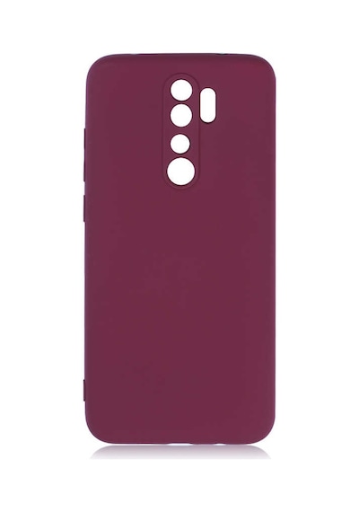 Noktaks - Redmi Note 8 Pro Uyumlu - Kılıf İçi Kadife Koruyucu Mara Lansman Kapak - T17690 - Koyu Mor Koyu Mor