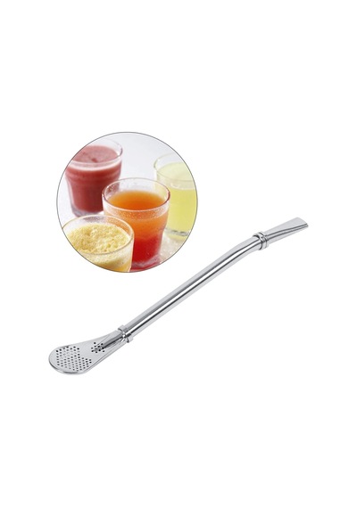 Promar Pipet, Paslanmaz Çelik, 1 Adet, El Aleti Yerba Mate Bombilla Çok Renkli