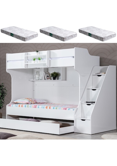 Ranza, Kardem Yavrulu Ranza - Beyaz + 3 Adet Comfort Yatak 90 X 190 CM