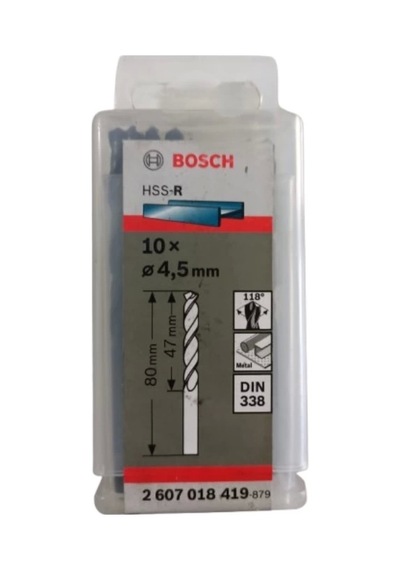 Bosch 2607018419 Metal Matkap Ucu Hss-r 4,5 X 80 Mm