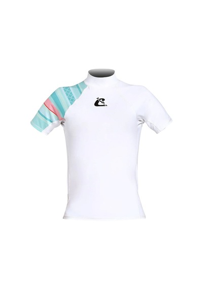 Cressi Shield Lady Beyaz-açık Mavi Rash Guard Xlarge