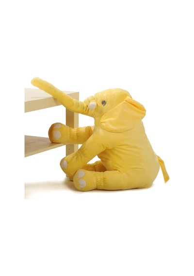 Uyku Arkadaşım Peluş Fil - Büyük Yumuşacık 75 Cm -sevgiliye Hediye Sarı