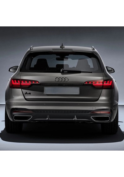 Audi Sport Rings Audi Amblemi - Siyah Bagaj Arkası