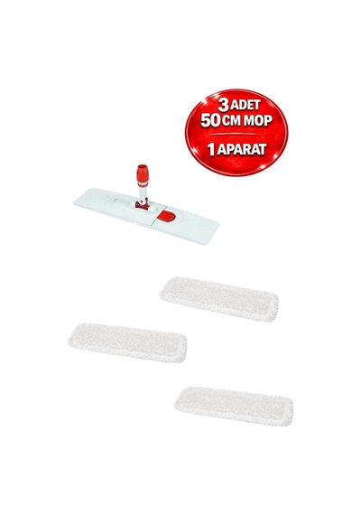 Mop Nemli 50 Cm 3lü+ 1 Aparat