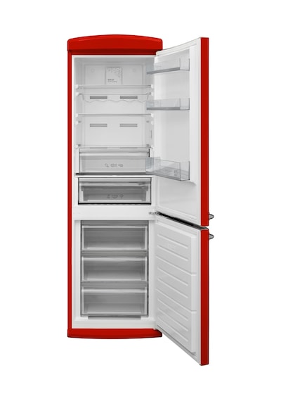 Vestel Retro NFK37201 Kırmızı 330 LT No-Frost Kombi Tipi Buzdolabı