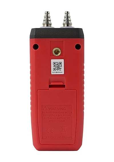 Unı-t Uni-trend Ut366a Dijital Manometre P1/p2 Basınç Ölçer Ve Sertifikalarla Rüzgar Hızını Ölçün: Ce, Ukca