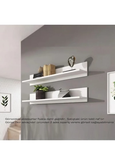 Duvar Rafı Foksiynel Uçan Raf 70x12