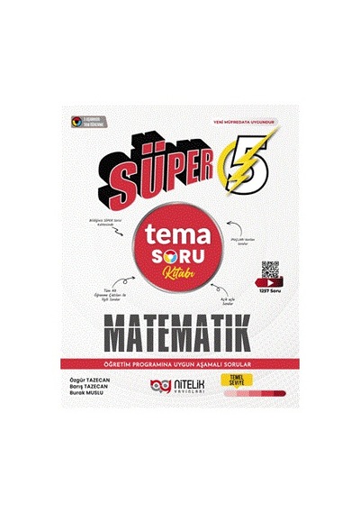 Nitelik Yayınları 5. Sınıf Süper Matematik Tema Soru Kitabı