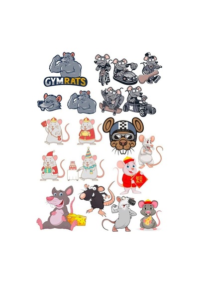 Fare Sticker Set-2 15 Parça Telefon, Tablet, Defter, Laptop Sticker