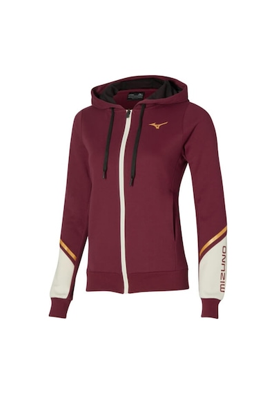 Mizuno Mızuno Sweat Jacket Kadın Sweatshirt Bordo