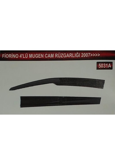 Fiat Fiorino 4'Lü Mugen Cam Rüzgarlık Seti