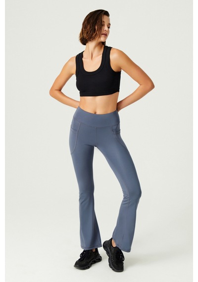 Los Ojos X Melodi Siyah Pamuklu Kalın Askılı Crop Top Tank Siyah