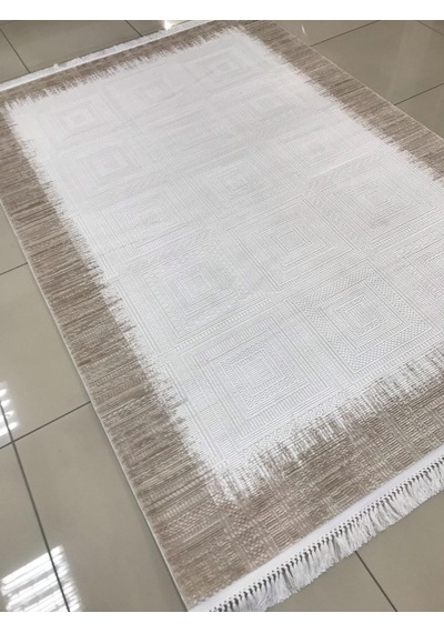 Merinos Halı Elegance 74427 070 Serisi Akrilik Salon Oturma Yatak Odası Halısı Kahve