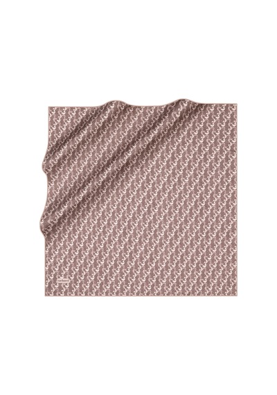 Cacharel Twill Eşarp Logo Desenli Logo Desenli
