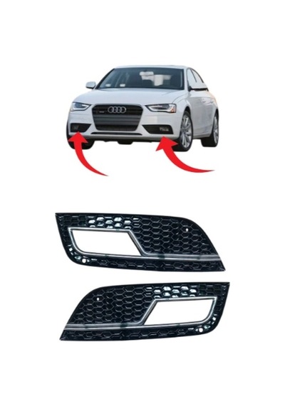 Audi A4 Sis Kapağı Set Piano Black 2013-2015 8k0807681/8k0807682