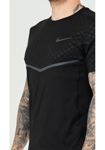 Nike Ef-4571 Erkek Polyester Mesh T-shirt Siyah