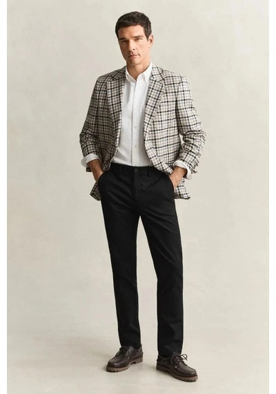 Gant Erkek Siyah Slim Fit Chino Pantolon-24721