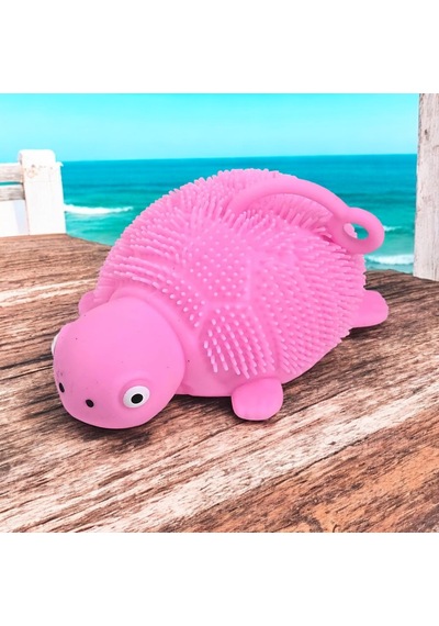 Led Işıklı Kaplumbağa Oyuncak Pembe Kaplumbağa Stres Oyuncağı Yeni Nesil Yumuşak Yoyo Kaplumbağa Pembe