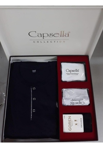 Capsella 2000 6'Lı Çeyizlik Kısa Kol Şortlu Pijama Takımı