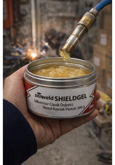 Zenweld Silkonsuz Çapak Önleyici Nozul Kaynak Pastası 300 G Shıeldgel