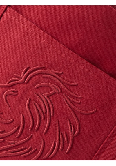 Gsstore Galatasaray Aslan Logolu Gabardin Bez Torba Çanta 48 38cm U251333 Bordo