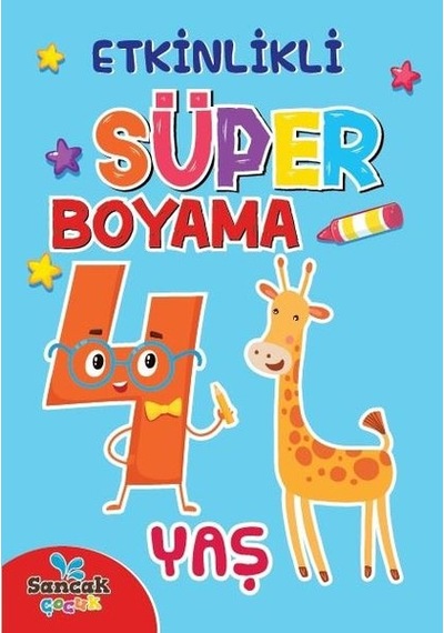 Etkinlikli Süper Boyama 4 Yaş- Sancak Çocuk