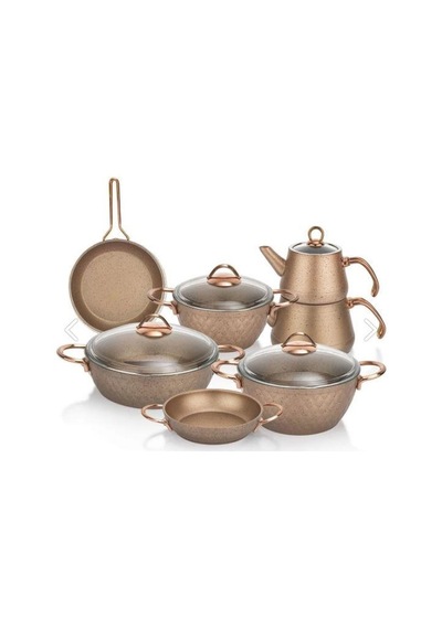 Schafer New Range 11 Parça Granit Çeyiz Seti Bakır