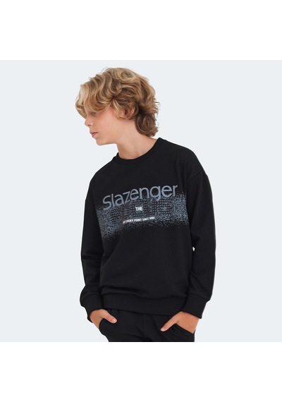 Slazenger LAST Çocuk  Siyah Sweatshirt