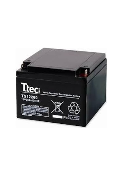 Ttec 12V26Ah Bakımsız Kuru Tip Akü