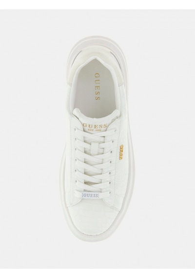 Guess Elba Erkek Beyaz Sneaker Fmpelaele12-whıte Beyaz